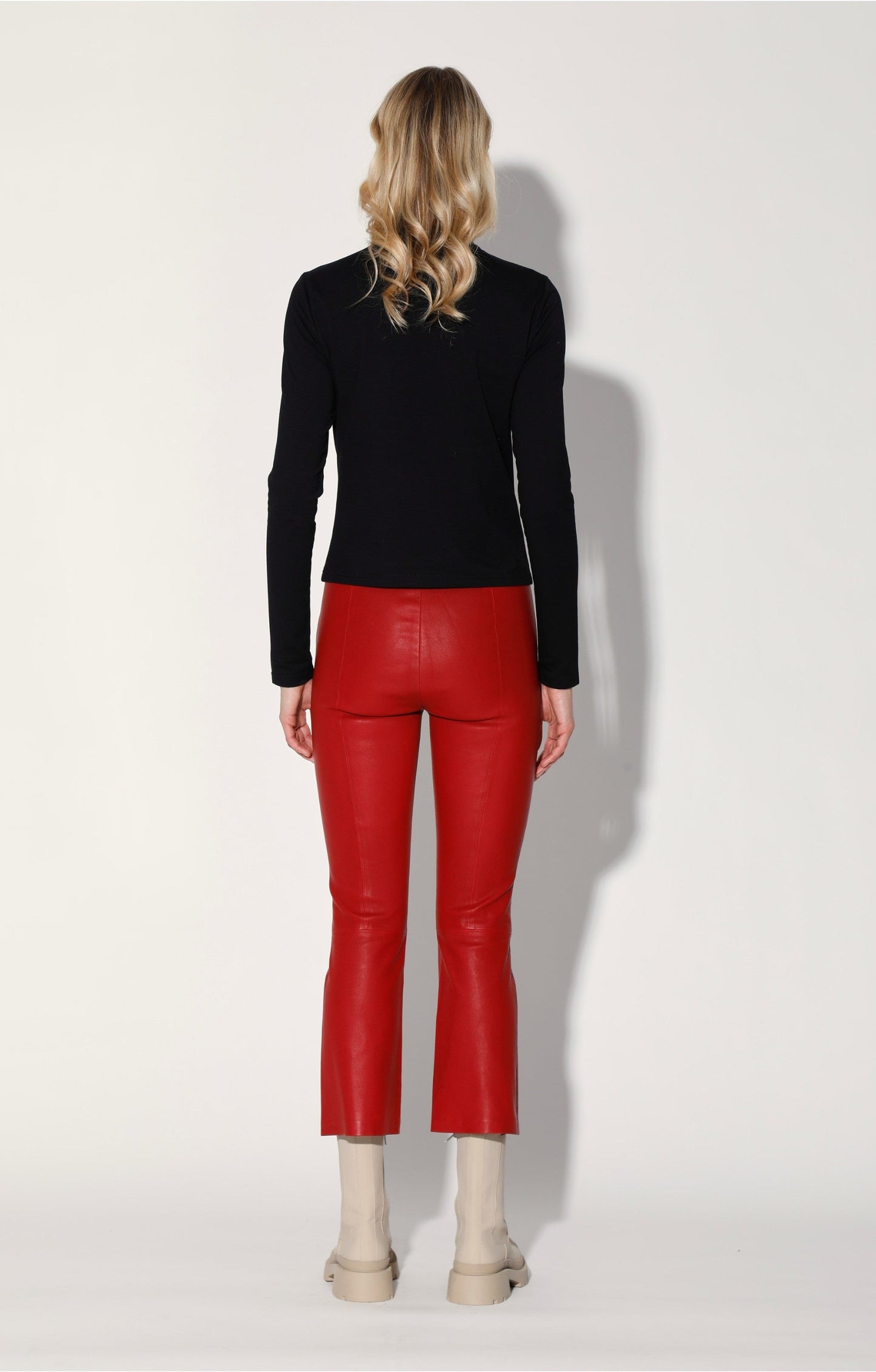Lori Pant, Red - Leather by Walter Baker