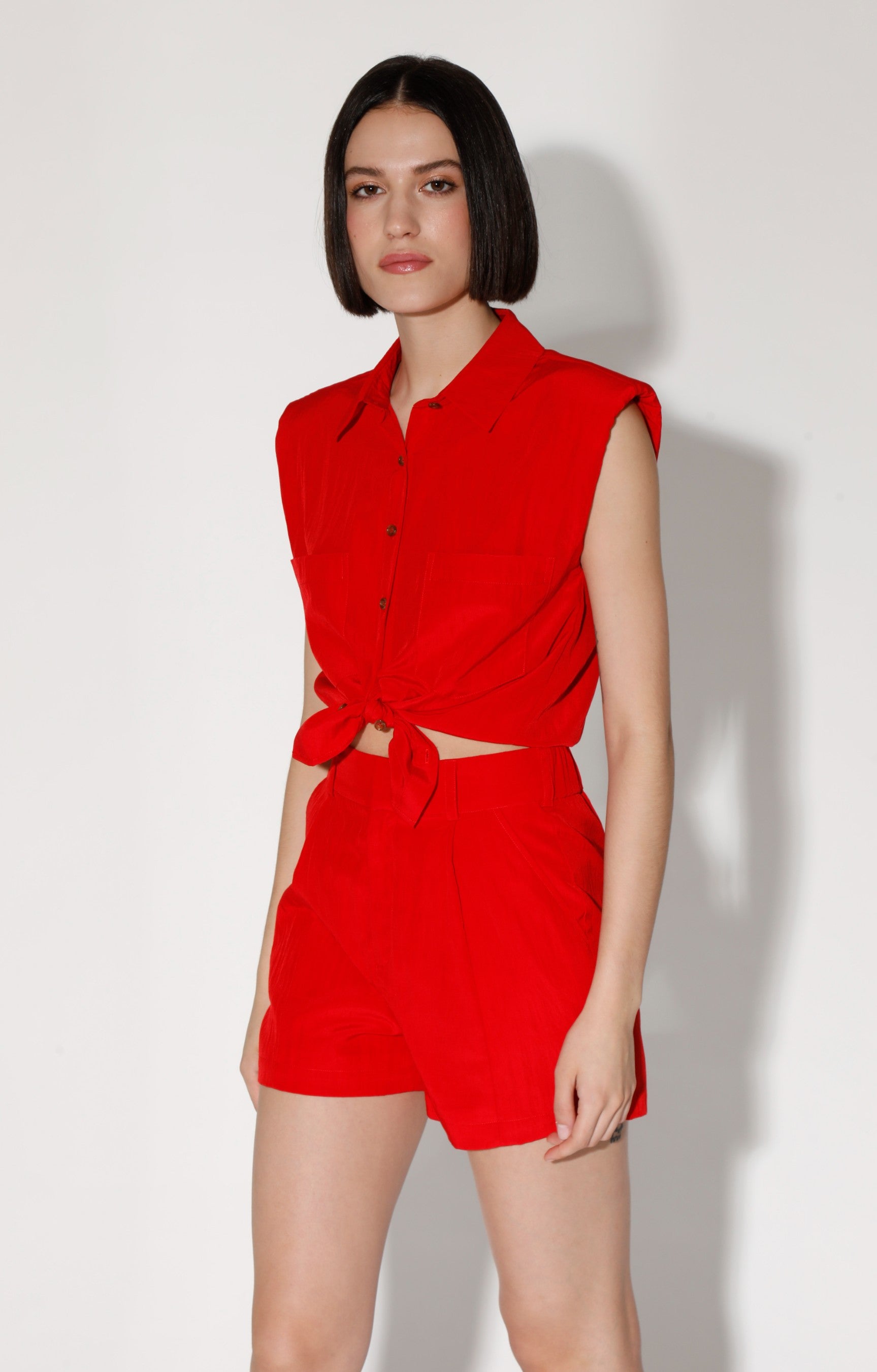 Donatella Top, Red by Walter Baker