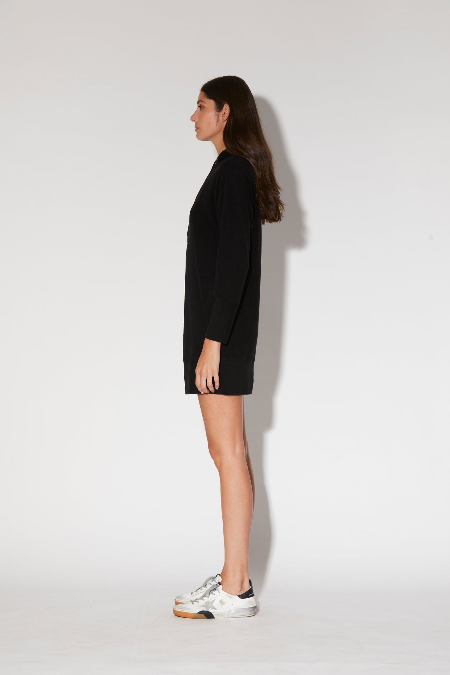 Maisie Dress, Black - Brushed Knit by Walter Baker