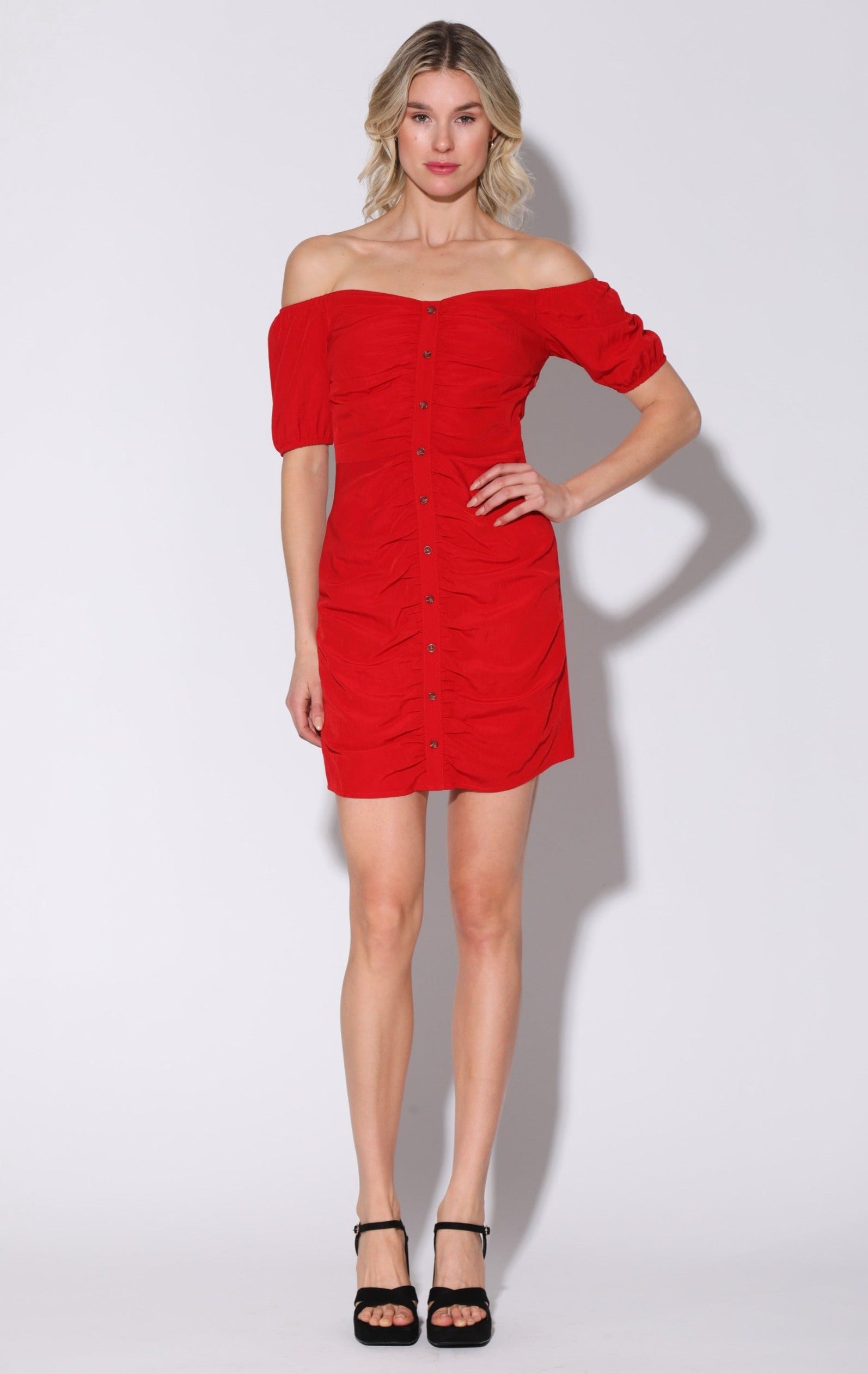 Odette Dress, Red by Walter Baker