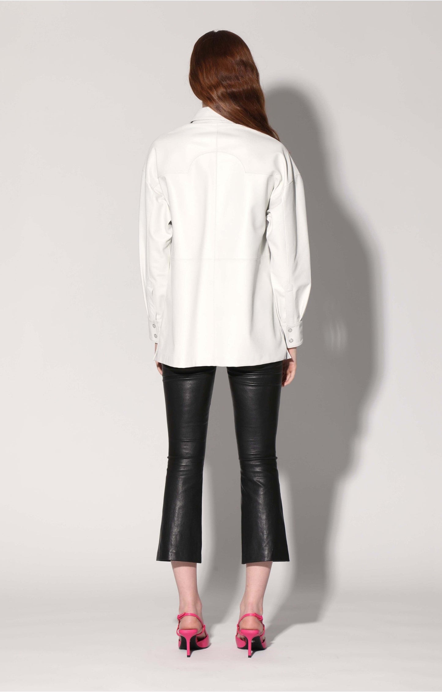 Shandi Top, Bright White - Leather by Walter Baker